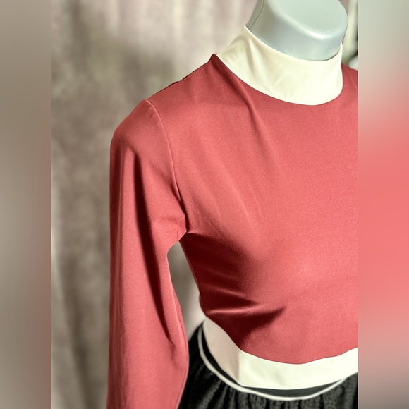 New Balance x Staud Long Sleeve Performance Top Size Medium Rare - Picture 10 of 10